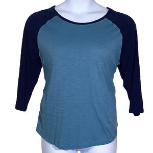 NWOT - Eddie Bauer | Legend Wash 3/4-Sleeve T-Shirt | Blue Spruce | Size XL